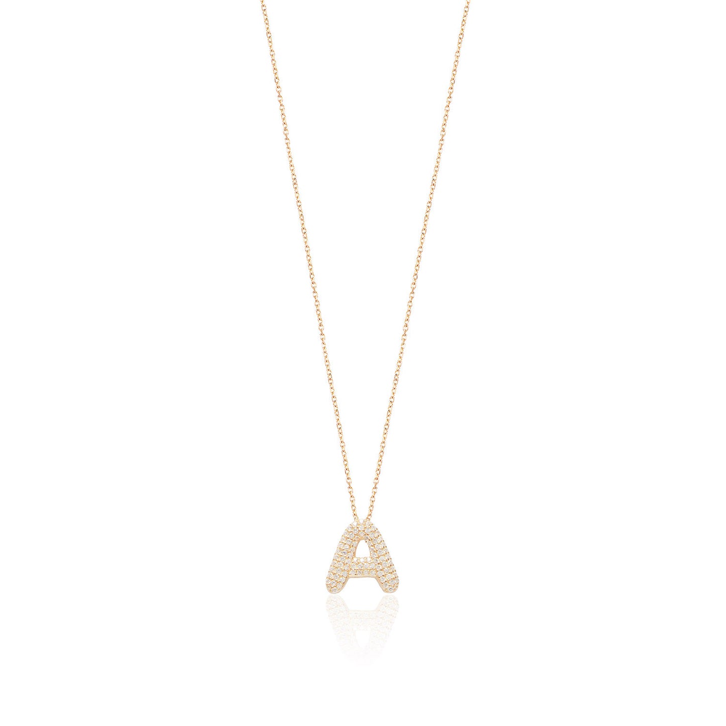 Gold Platted Letter Necklace