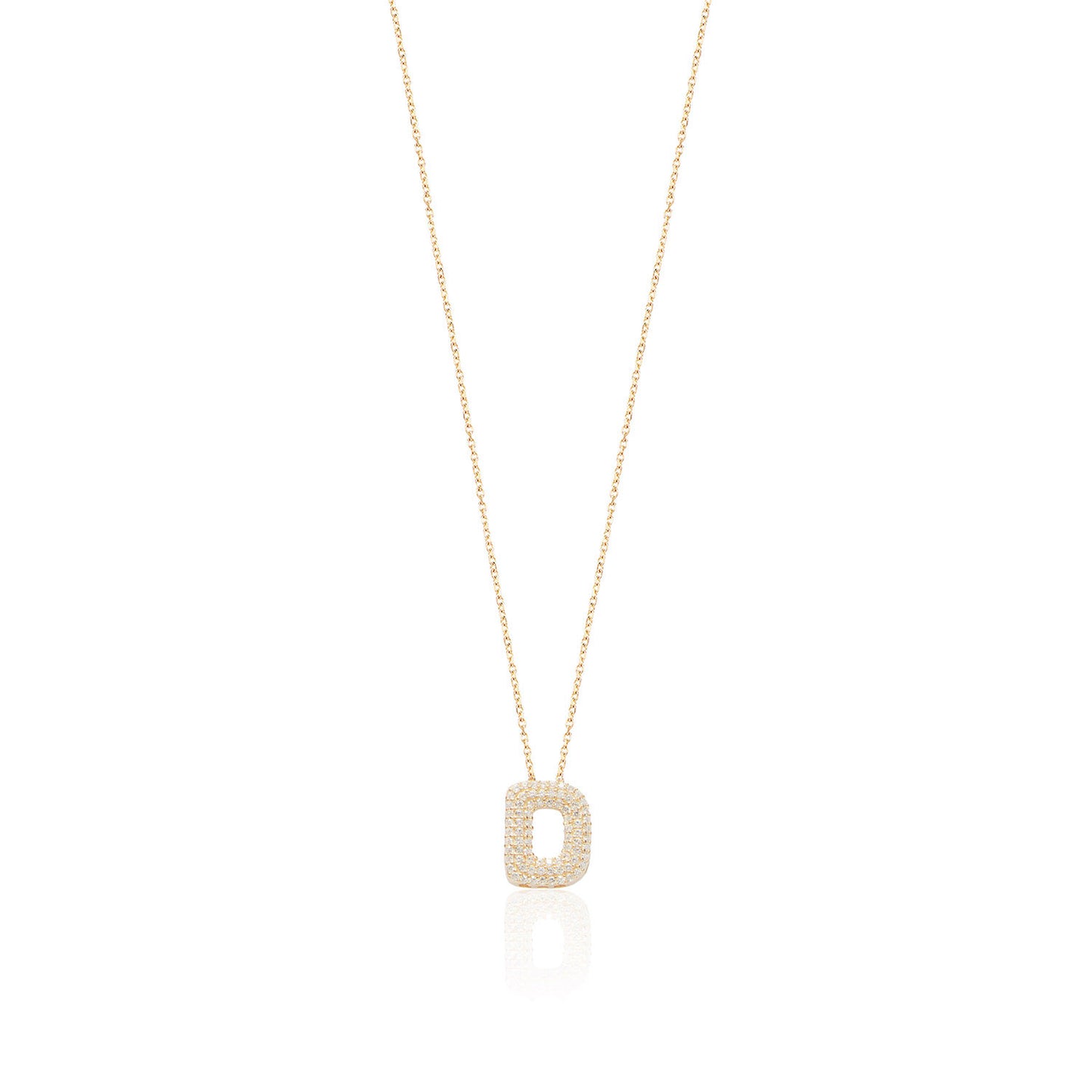 Gold Platted Letter Necklace