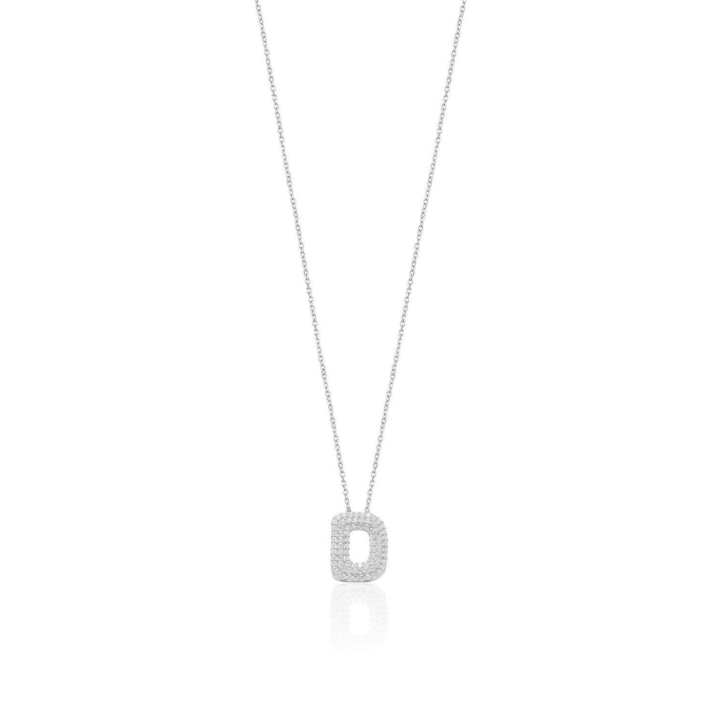Silver Letter Necklace
