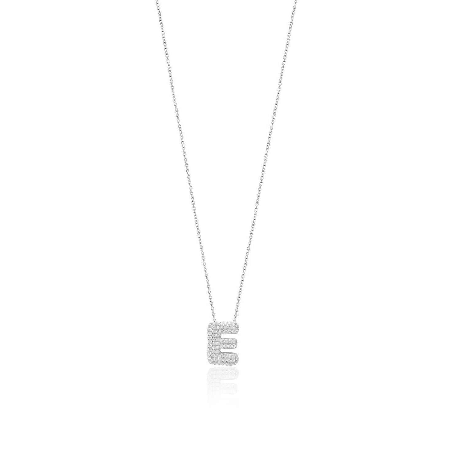 Silver Letter Necklace