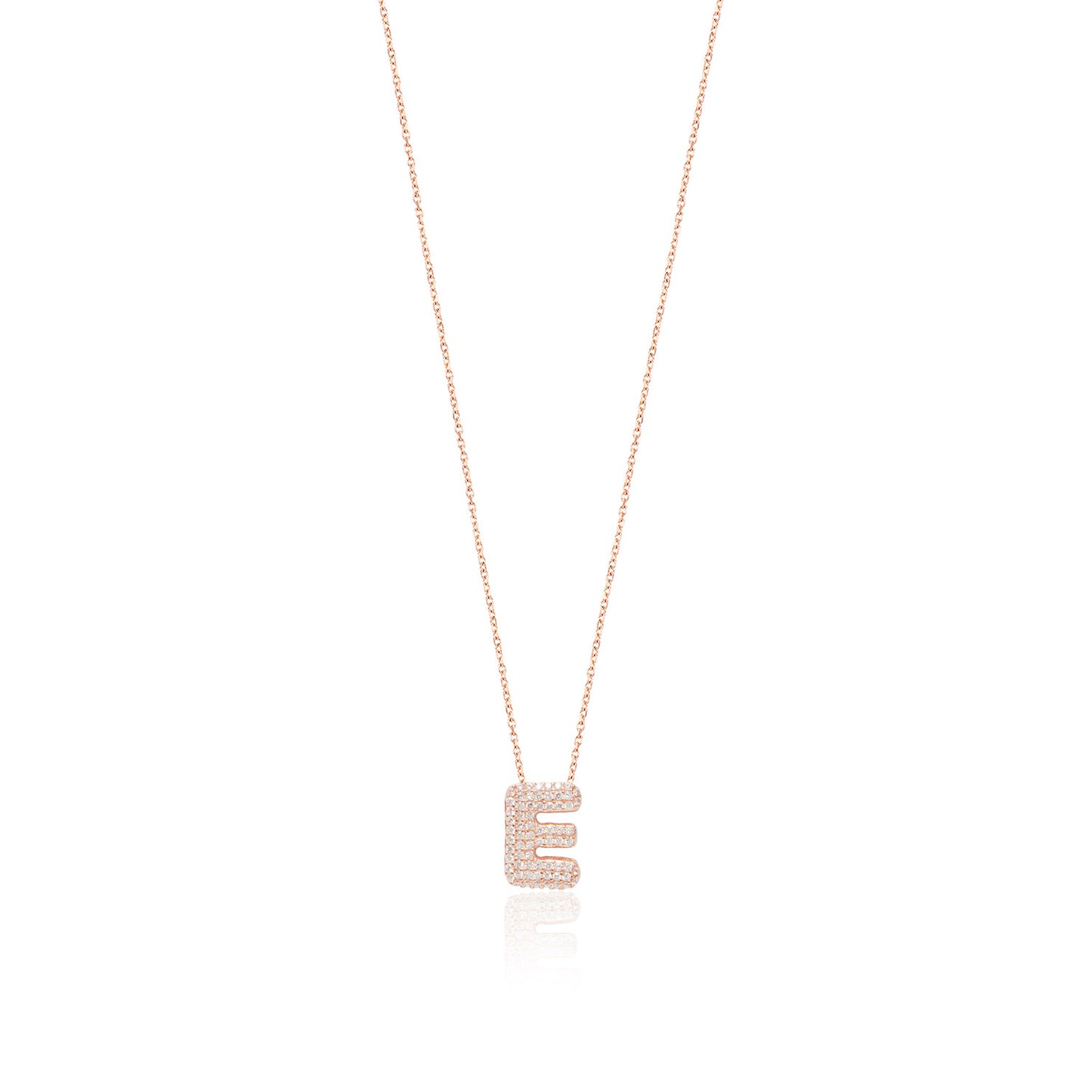 Rose Gold Platted Letter Necklace