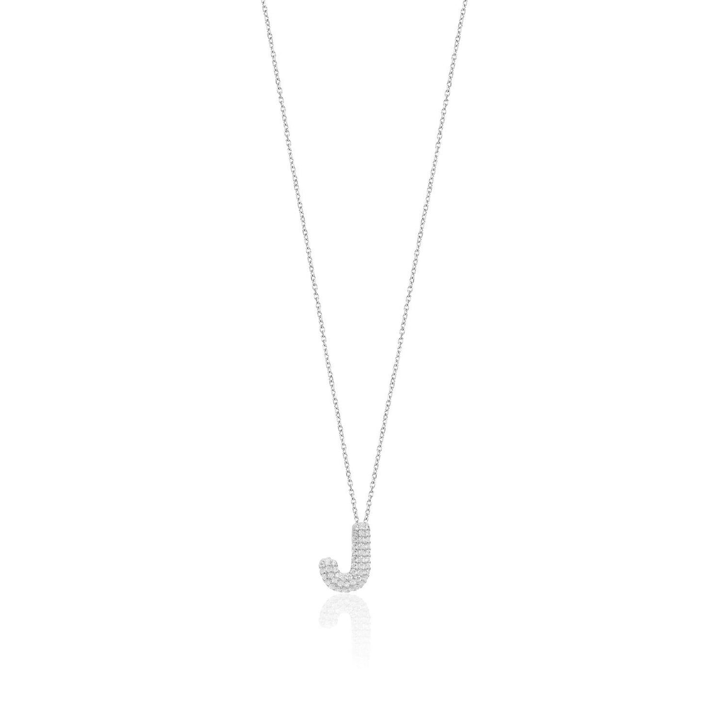 Silver Letter Necklace
