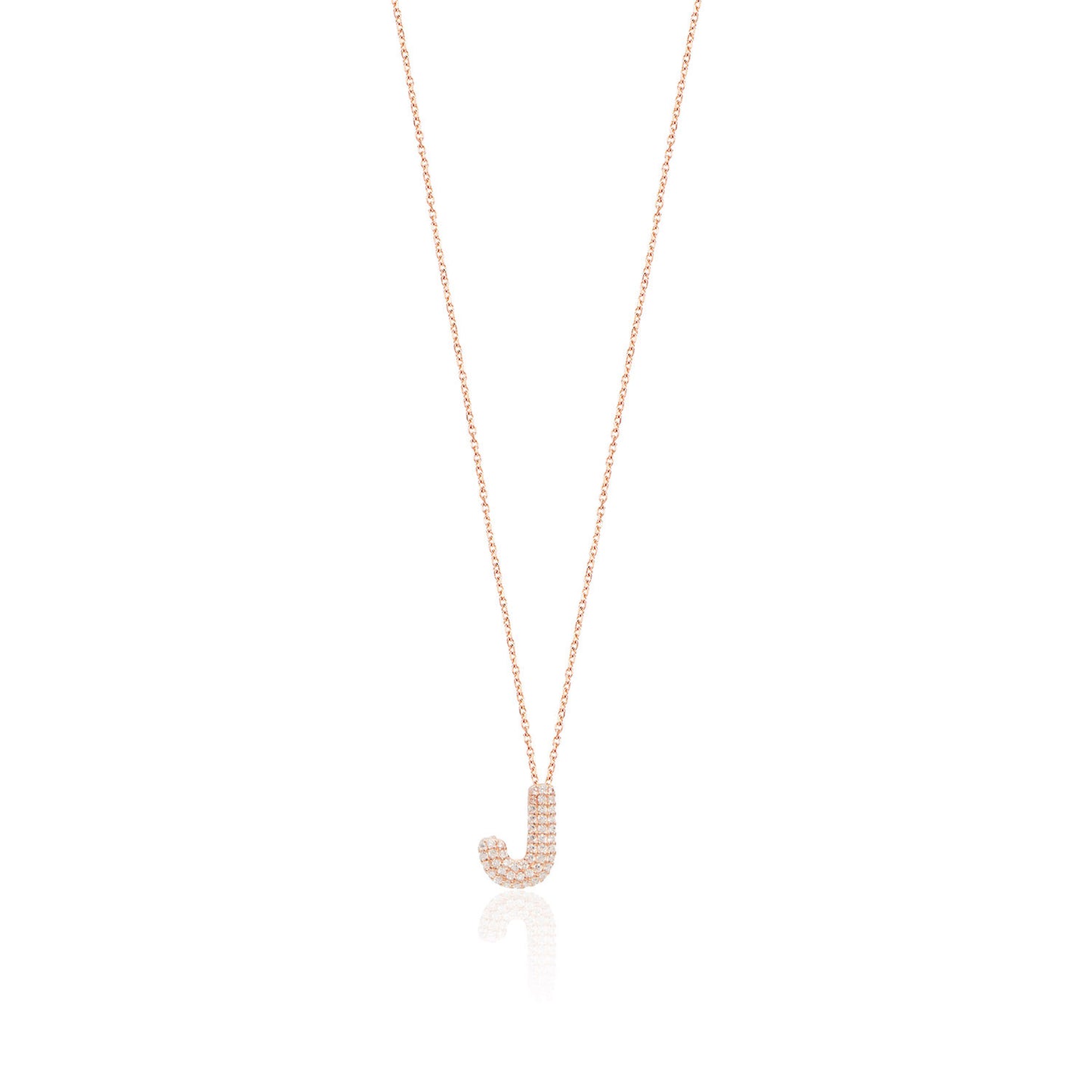 Rose Gold Platted Letter Necklace