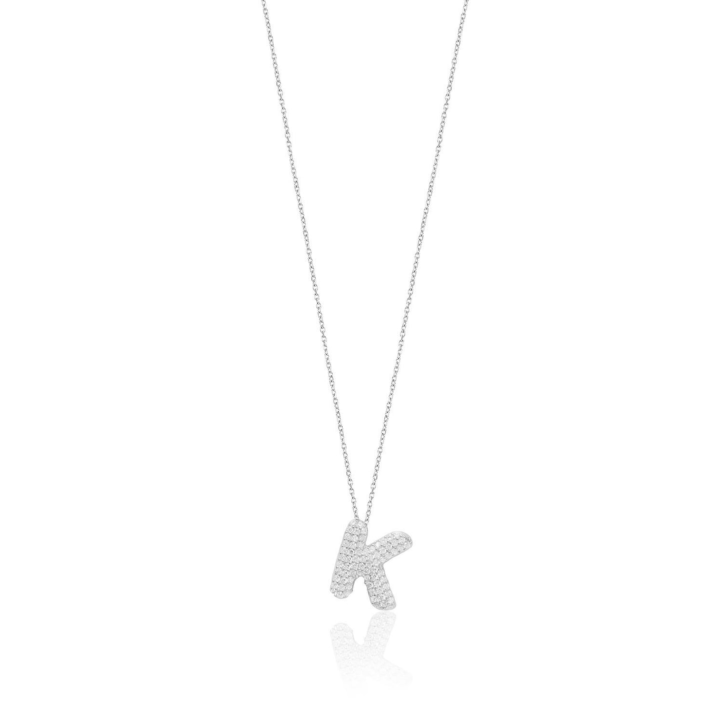 Silver Letter Necklace