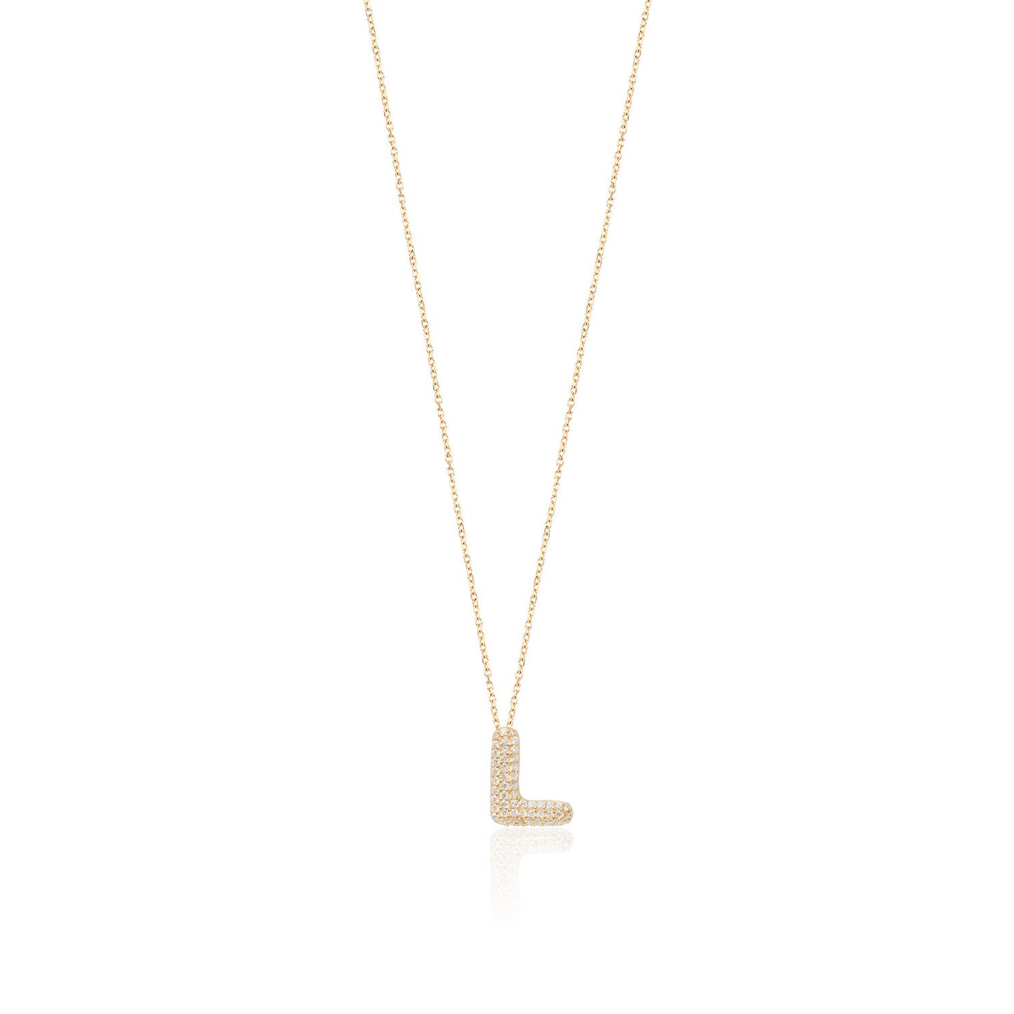 Gold Platted Letter Necklace