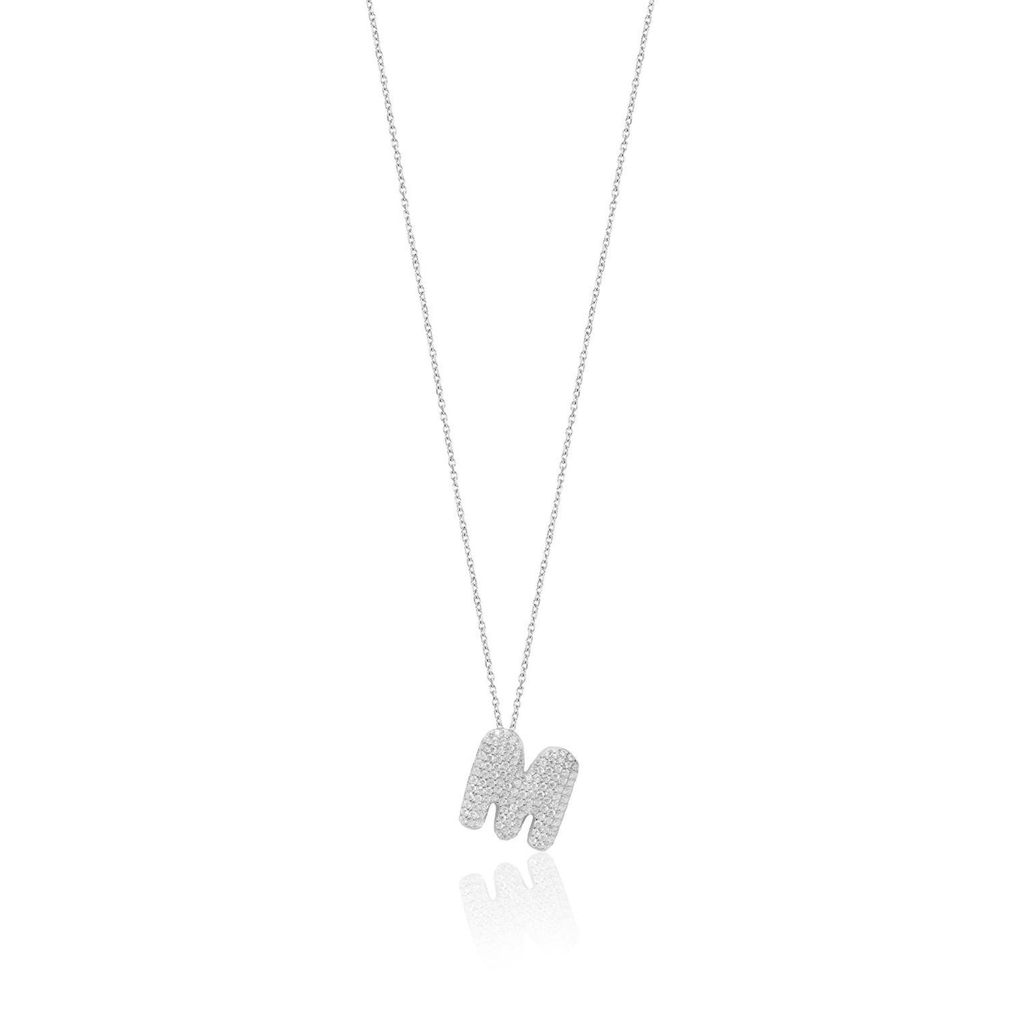 Silver Letter Necklace