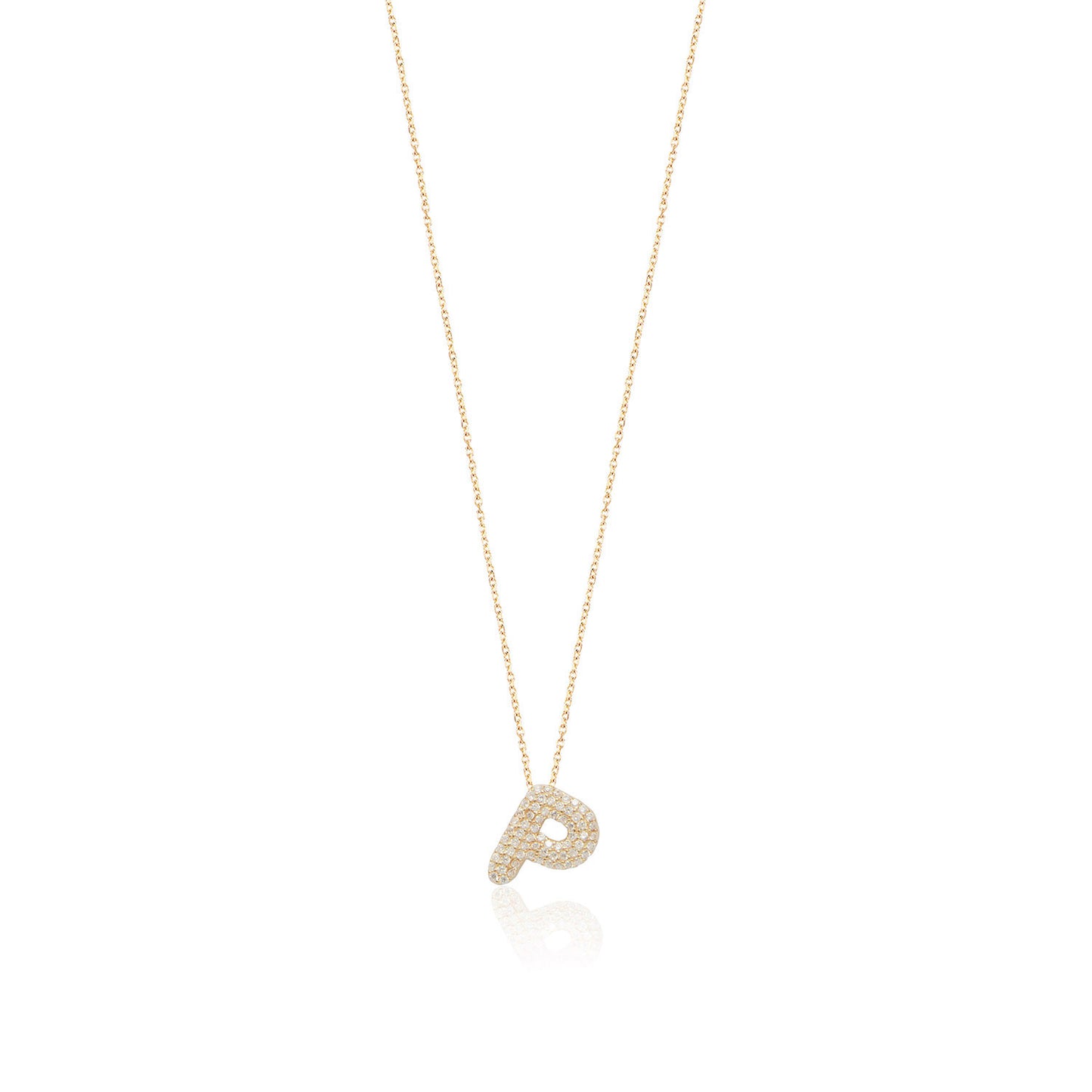 Gold Platted Letter Necklace