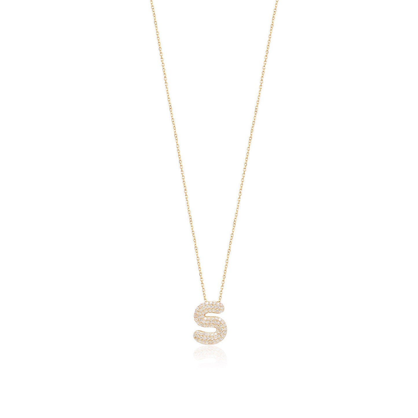 Gold Platted Letter Necklace