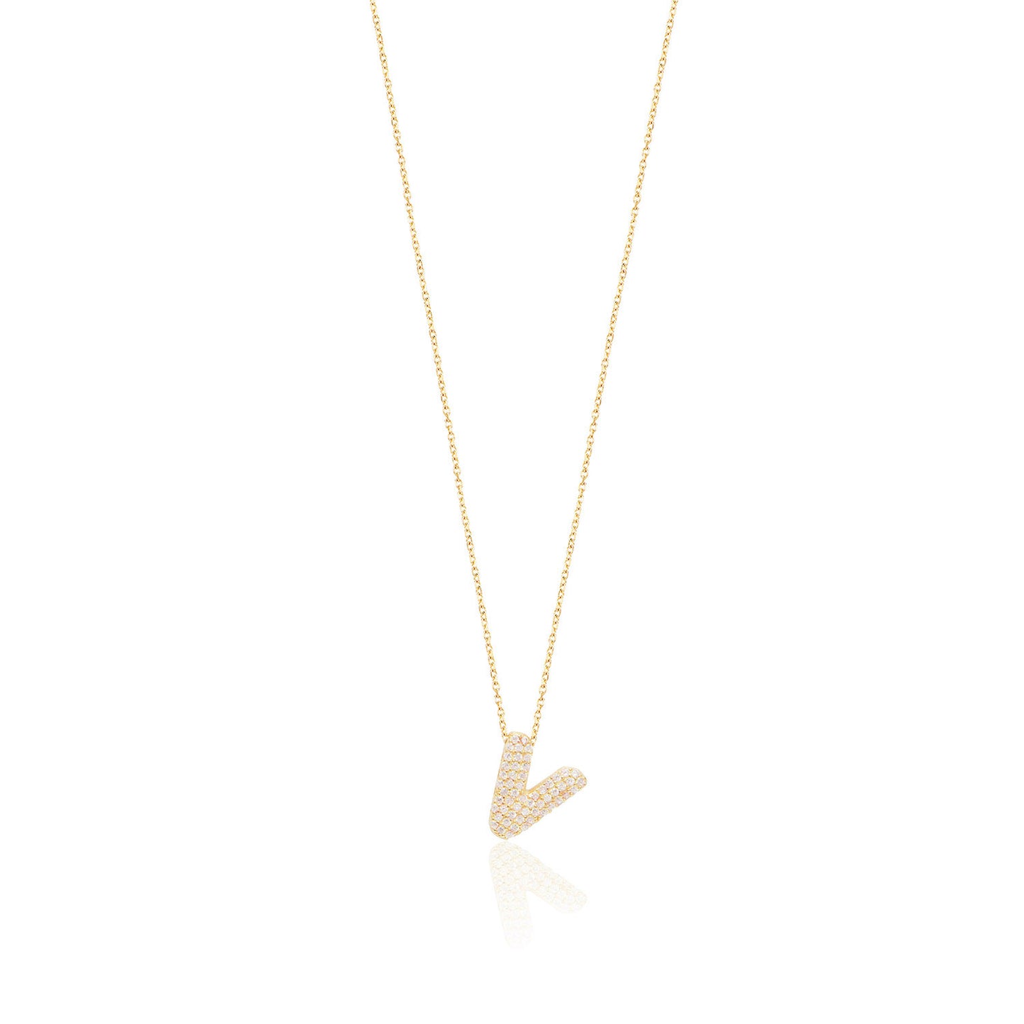 Gold Platted Letter Necklace