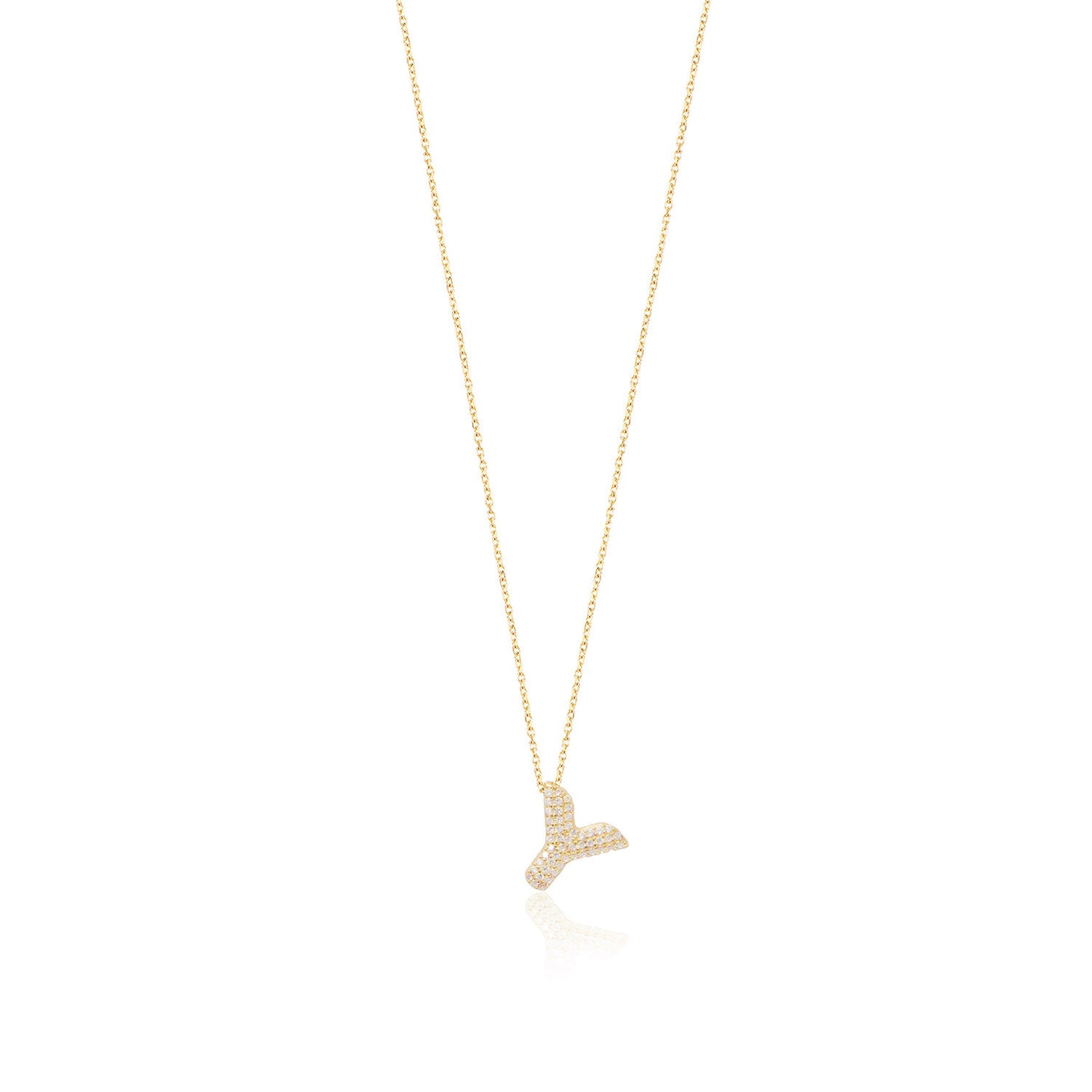 Gold Platted Letter Necklace